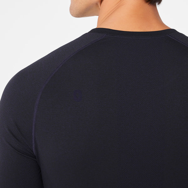 Men's Navy Makato Seamless - Short-Sleeve Underscrub