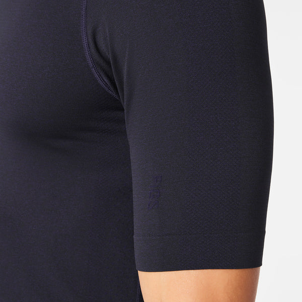 Men's Navy Makato Seamless - Short-Sleeve Underscrub