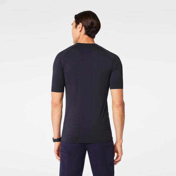 Men's Navy Makato Seamless - Short-Sleeve Underscrub