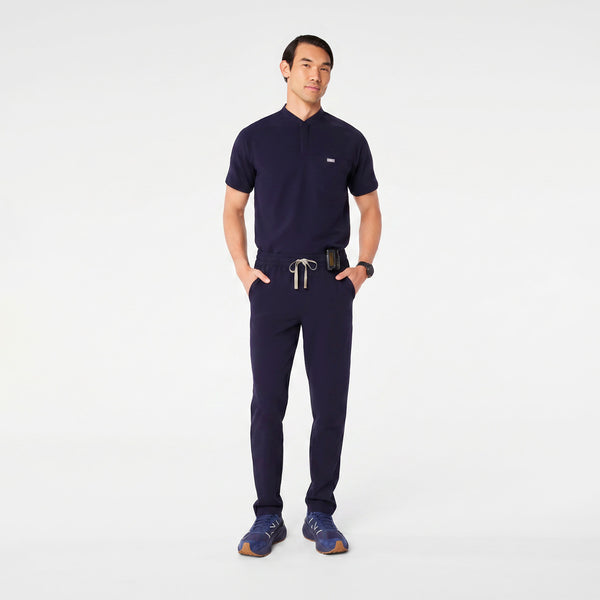 Men's Navy Stratton Henley - Scrub Top