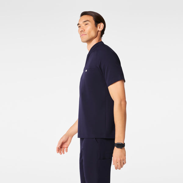 Men's Navy Stratton Henley - Scrub Top