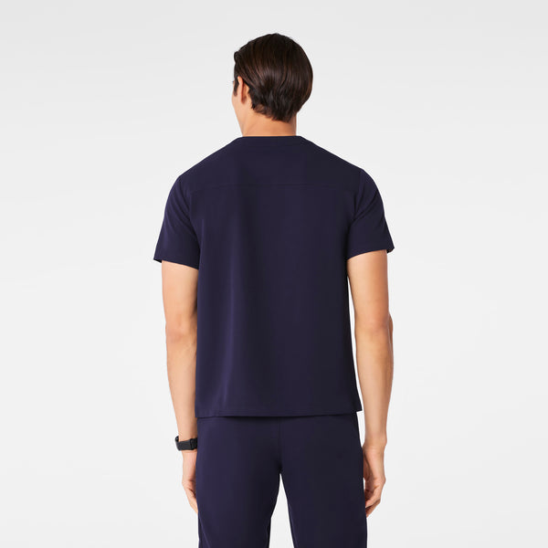 Men's Navy Surrey - V-Neck Scrub Top