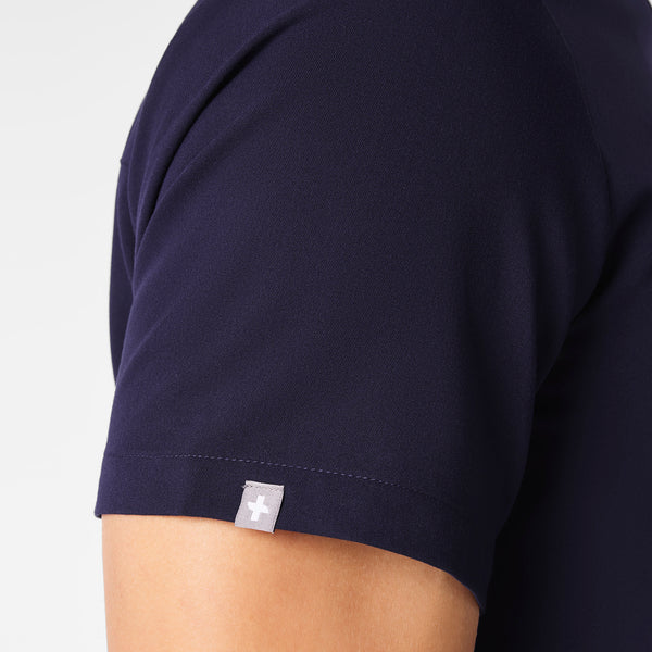 Men's Navy Surrey - V-Neck Scrub Top