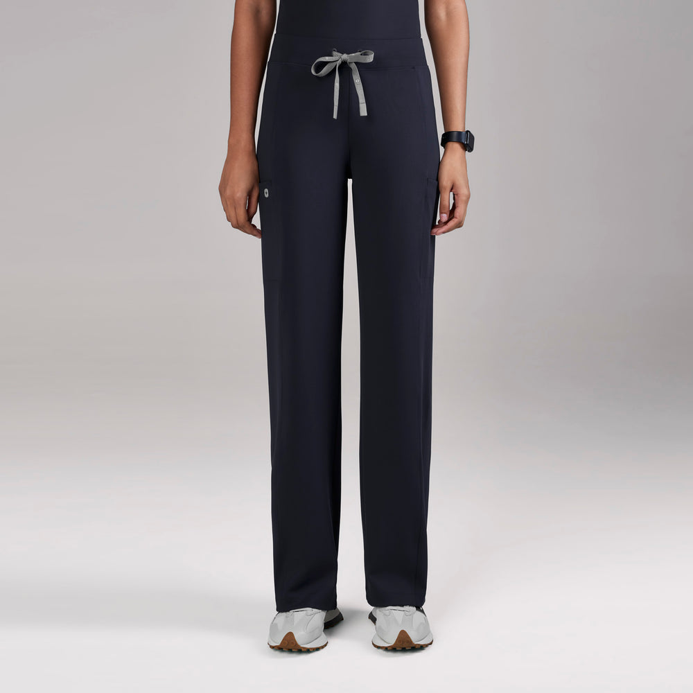 women's Navy Valle FORMx Straight Leg - Petite Scrub Pant