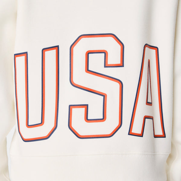 Women's Off White FIGS x Team USA Crewneck Sweatshirt