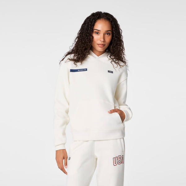 Women's Off White FIGS x Team USA Off-Shift - Hoodie Sweatshirt™