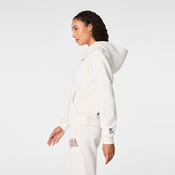 Women's Off White FIGS x Team USA Off-Shift - Hoodie Sweatshirt™