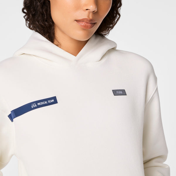 Women's Off White FIGS x Team USA Off-Shift - Hoodie Sweatshirt™