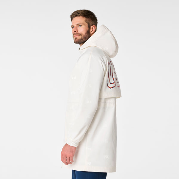 Men's Off White FIGS x Team USA On-Shift Stadium Jacket™