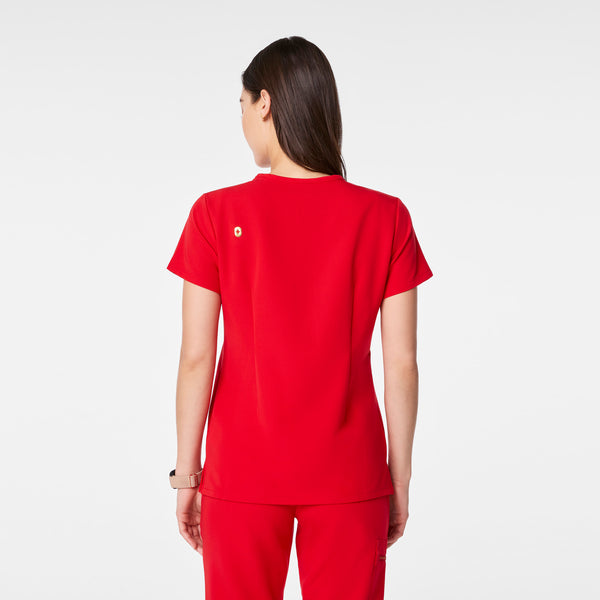 Women's Lunar New Year Pop Red Catarina -  Scrub Top™