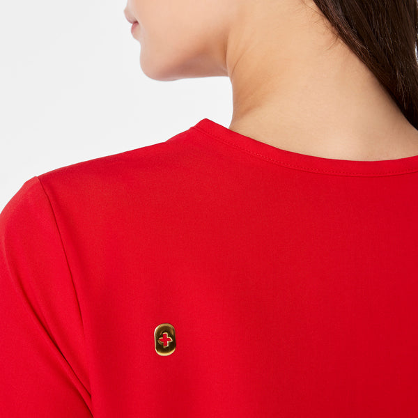 Women's Lunar New Year Pop Red Catarina -  Scrub Top™