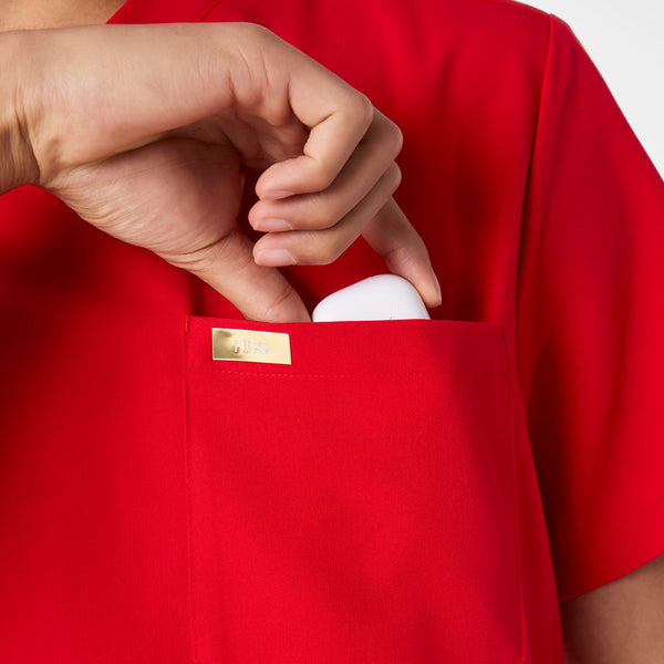 Men's Lunar New Year Pop Red Chisec -  Scrub Top™