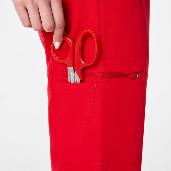 Women's Lunar New Year Pop Red Uman High-Rise - Jogger Scrub Pant