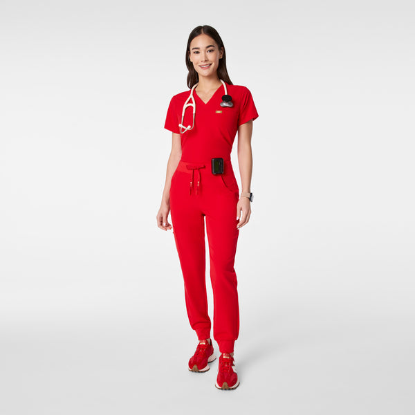 Women's Lunar New Year Pop Red Zamora High-Rise - Jogger Scrub Pant™