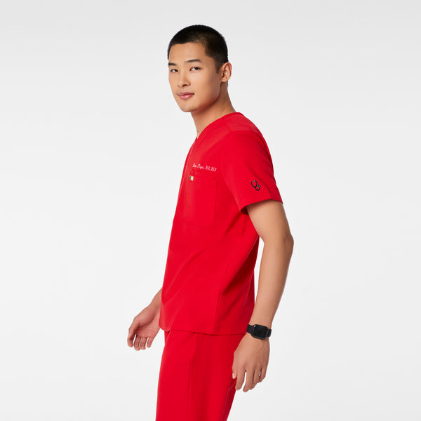 Men's Lunar New Year Pop Red Leon -  Scrub Top™