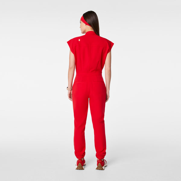 Women's Lunar New Year Pop Red Rafaela Cargo - Petite ScrubJumpsuit™