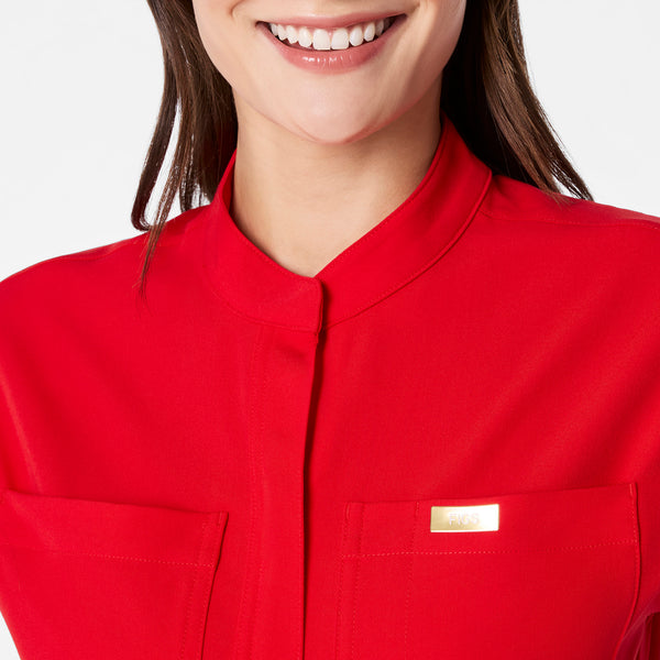 Women's Lunar New Year Pop Red Rafaela Cargo - Petite ScrubJumpsuit™
