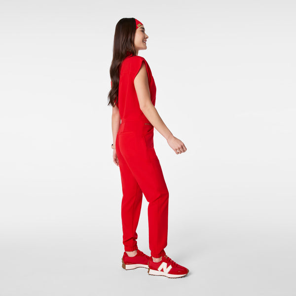 Women's Lunar New Year Pop Red Rafaela Cargo - Petite ScrubJumpsuit™