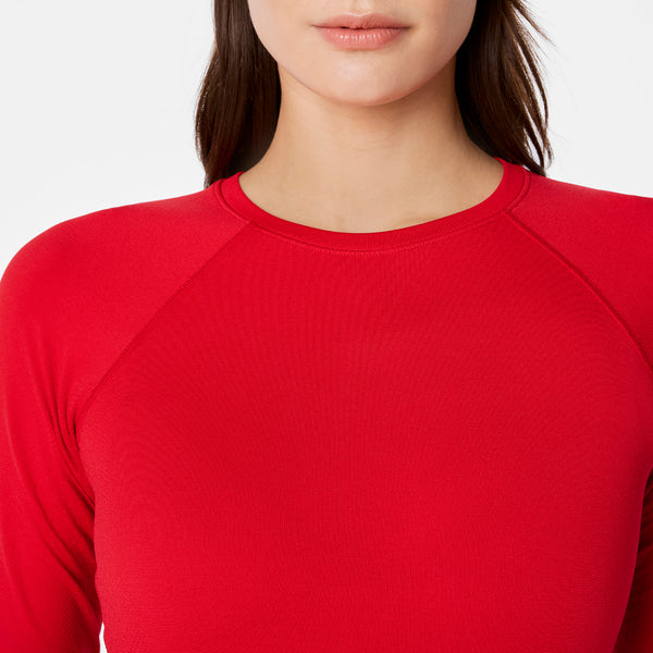 Women's Lunar New Year Ombre Pop Red Salta - Long-Sleeve Underscrub