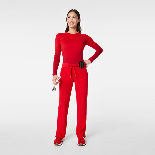 Women's Lunar New Year Ombre Pop Red Salta - Long-Sleeve Underscrub