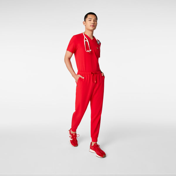 Men's Lunar New Year Pop Red Leon -  Scrub Top™