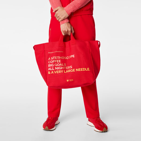 Pop Red Lunar New Year A Very Large Needle Tote