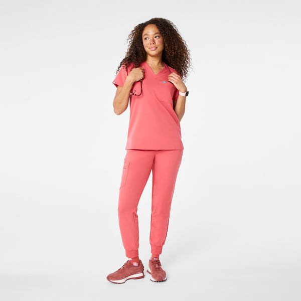 Women's Pulmonary Pink Catarina Petite -  Scrub Top™