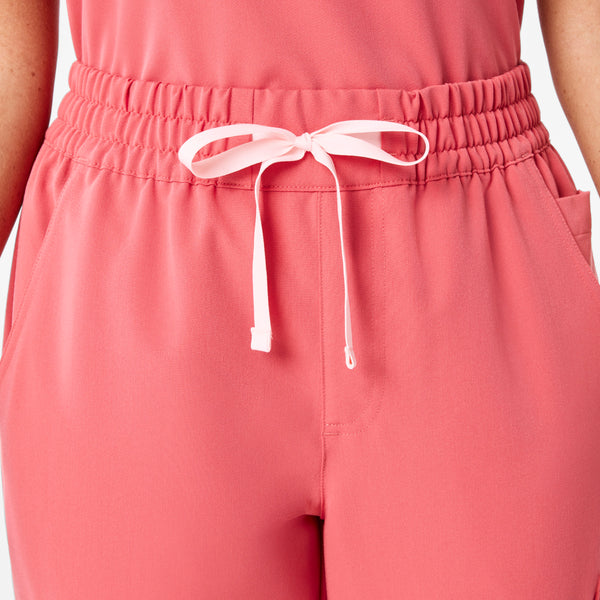 Women's Pulmonary Pink Dowa High-Rise Straight-Leg - Tall Scrub Pant