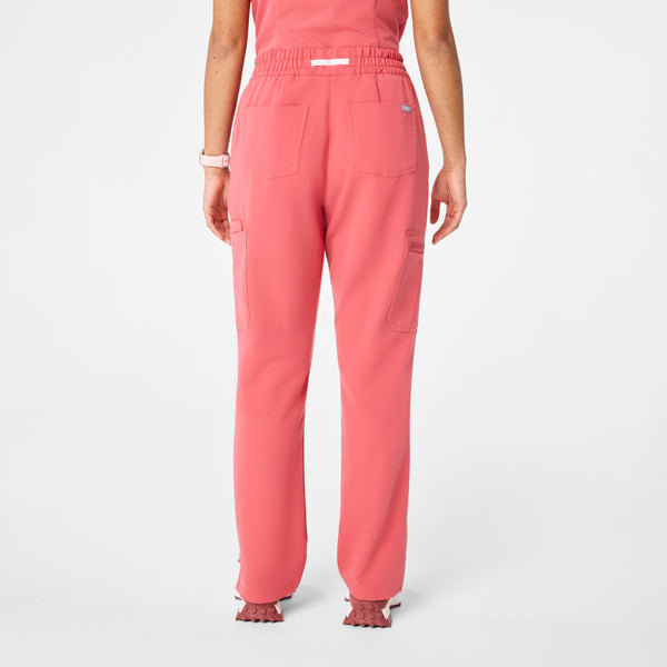 Women's Pulmonary Pink Dowa High-Rise Straight-Leg - Scrub Pant