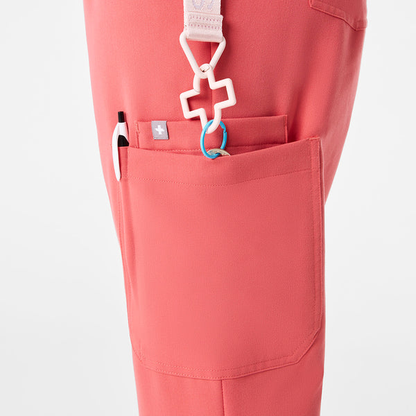 Women's Pulmonary Pink Dowa High-Rise Straight-Leg - Scrub Pant
