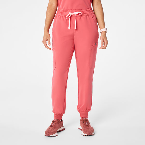 Women's Pulmonary Pink Uman High-Rise - Tall Jogger Scrub Pant
