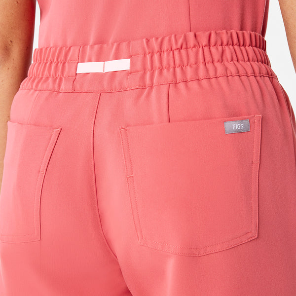 Women's Pulmonary Pink Uman High-Rise - Jogger Scrub Pant