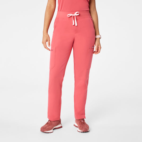 Women's Pulmonary Pink Yola High-Rise Slim  -  Scrub Pant™