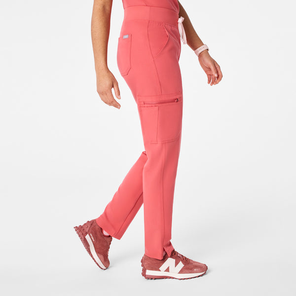 Women's Pulmonary Pink Yola High-Rise Slim  -  Scrub Pant™