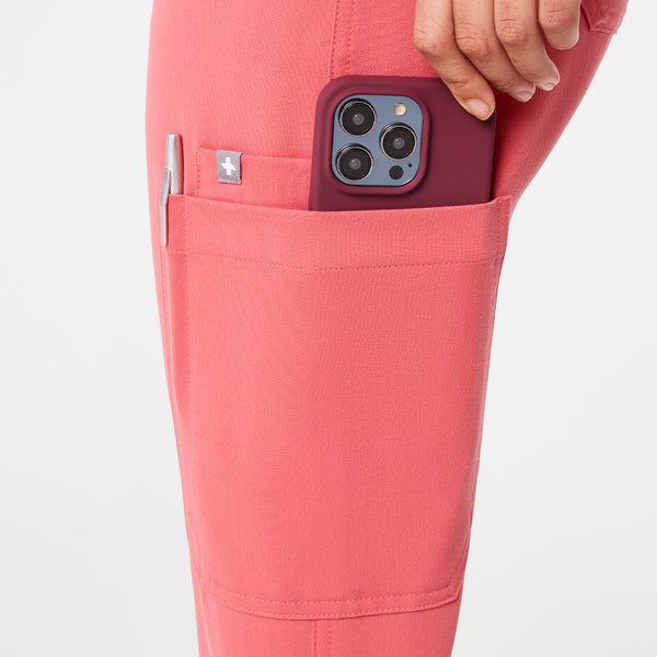 Women's Pulmonary Pink Yola High-Rise Slim  -  Scrub Pant™