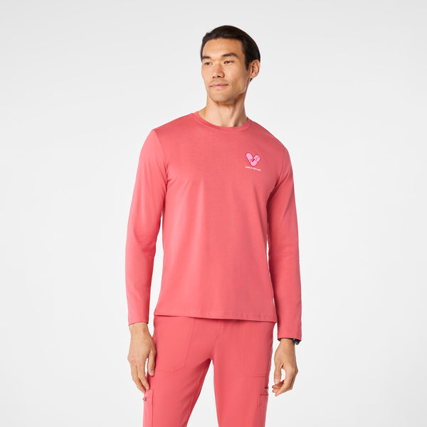 Men's Pulmonary Pink Love Is The Cure - Long-Sleeve Underscrub
