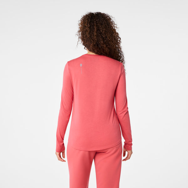 Women's Pulmonary Pink Love Is The Cure - Long-Sleeve Underscrub