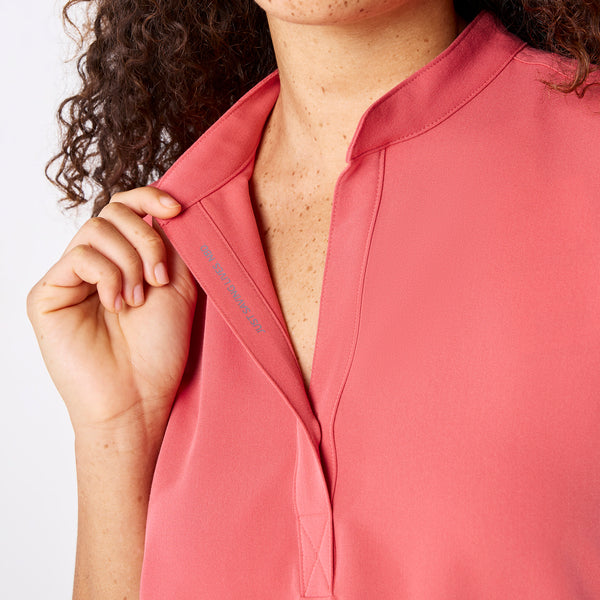 Women's Pulmonary Pink Rafaela - Oversized Scrub Top™