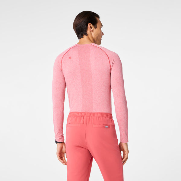 Men's Pulmonary Pink Makato Seamless - Long-Sleeve Underscrub