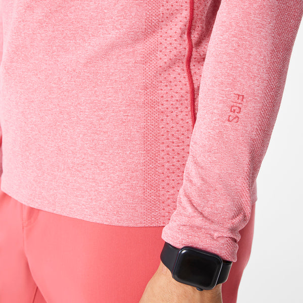 Men's Pulmonary Pink Makato Seamless - Long-Sleeve Underscrub