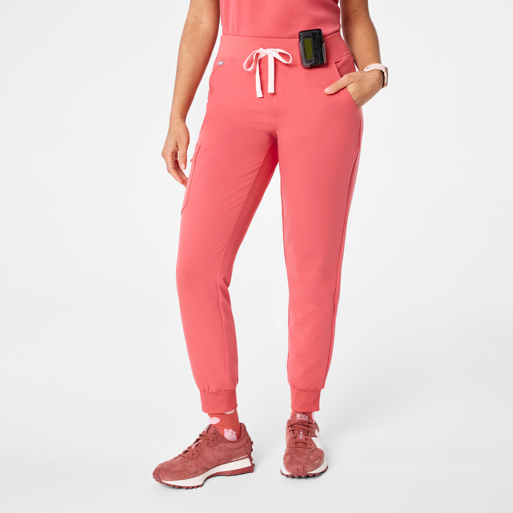 women's Pulmonary Pink Zamora - Petite Jogger Scrub Pant™