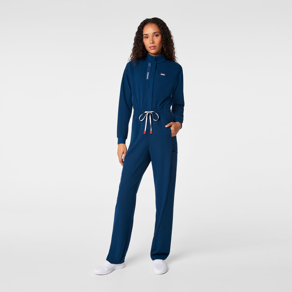 Women's Team USA Blue FIGS x Team USA Straight-Leg - Scrubjumpsuit™