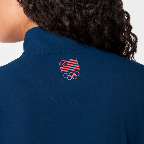 Women's Team USA Blue FIGS x Team USA FIBREx Wide-Leg - ScrubJumpsuit™
