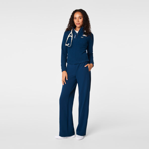 Women's Team USA Blue FIGS x Team USA Fleece ¼ Zip Top™