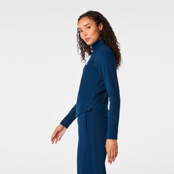 Women's Team USA Blue FIGS x Team USA Fleece ¼ Zip Top™