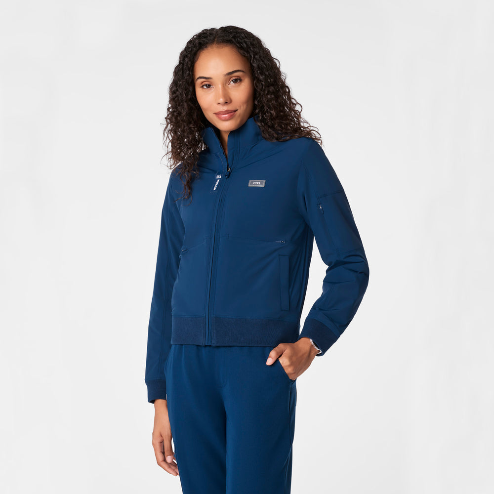 Women's Team USA Blue FIGS x Team USA Float Bomber Jacket™