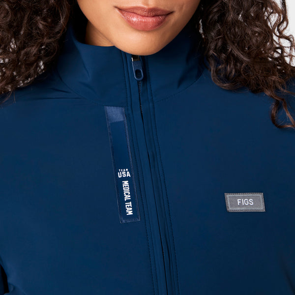 Women's Team USA Blue FIGS x Team USA Float Bomber Jacket™