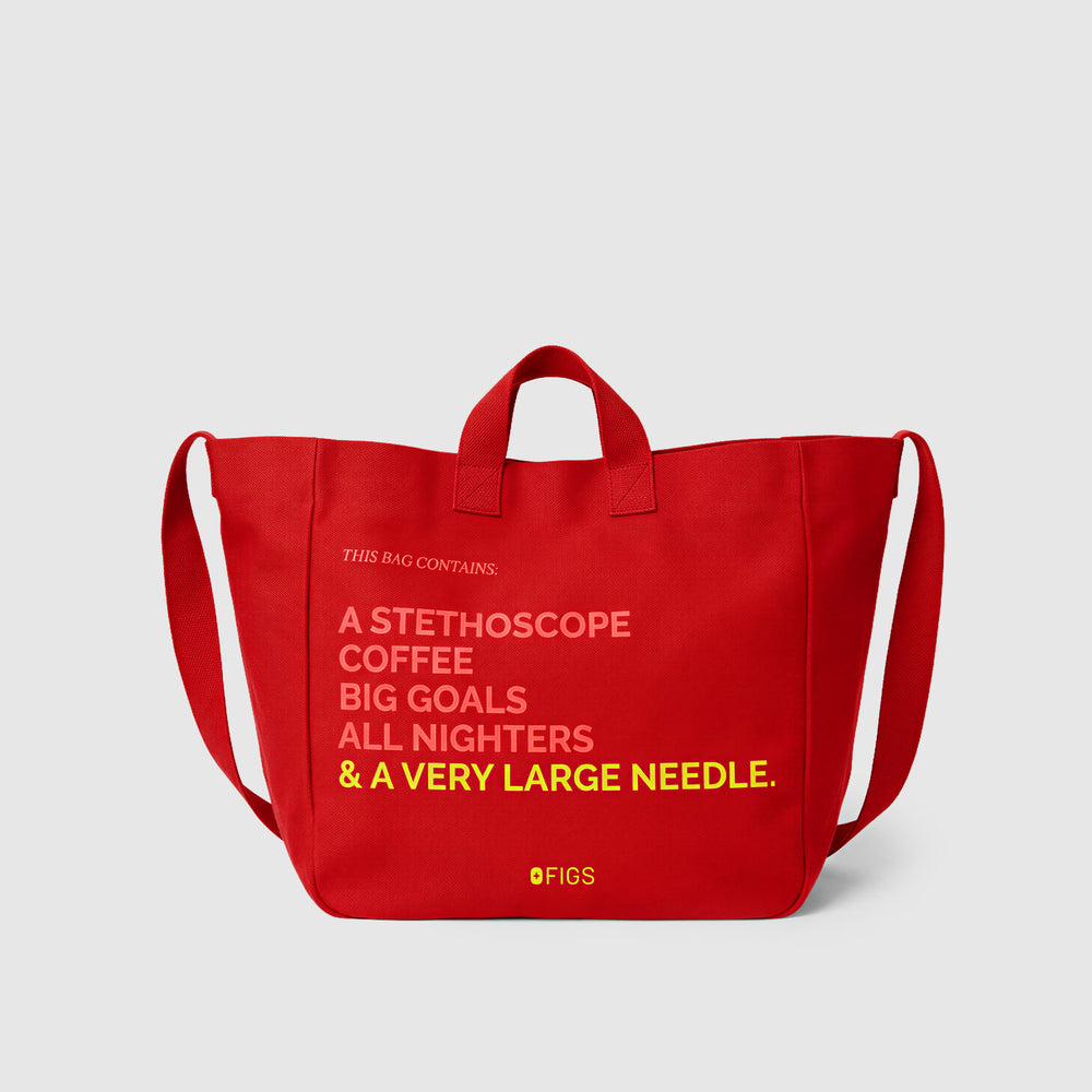 Winning Red A Very Large Needle Tote