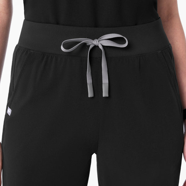 Women's Black Kimberley High-Rise Flare - Petite Scrub Pant