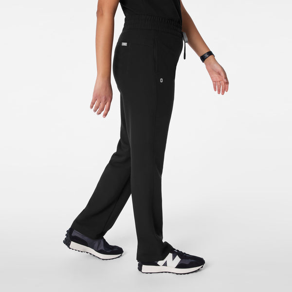 Women's Black Salida High-Rise Straight-Leg - Tall Scrub Pant
